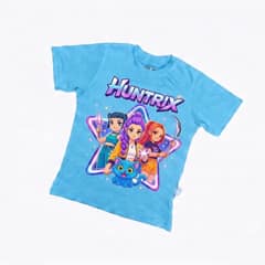 Kaos Huntrix - warna Biru Muda