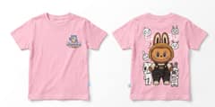 Kaos Labubu - warna Pink